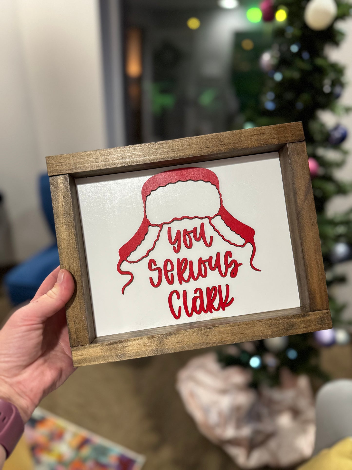 You Serious Clark Framed Sign