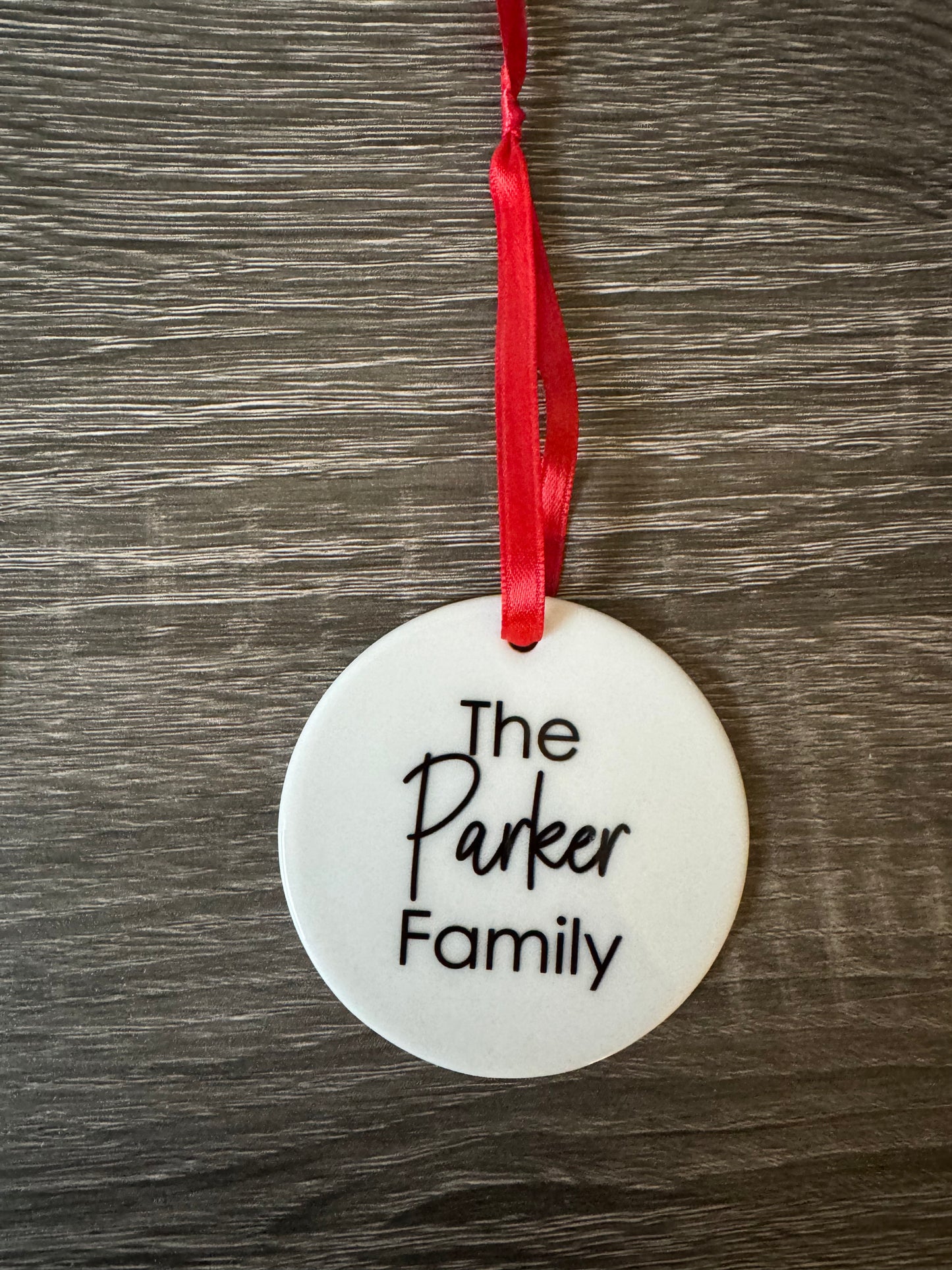 Custom Round Ornament