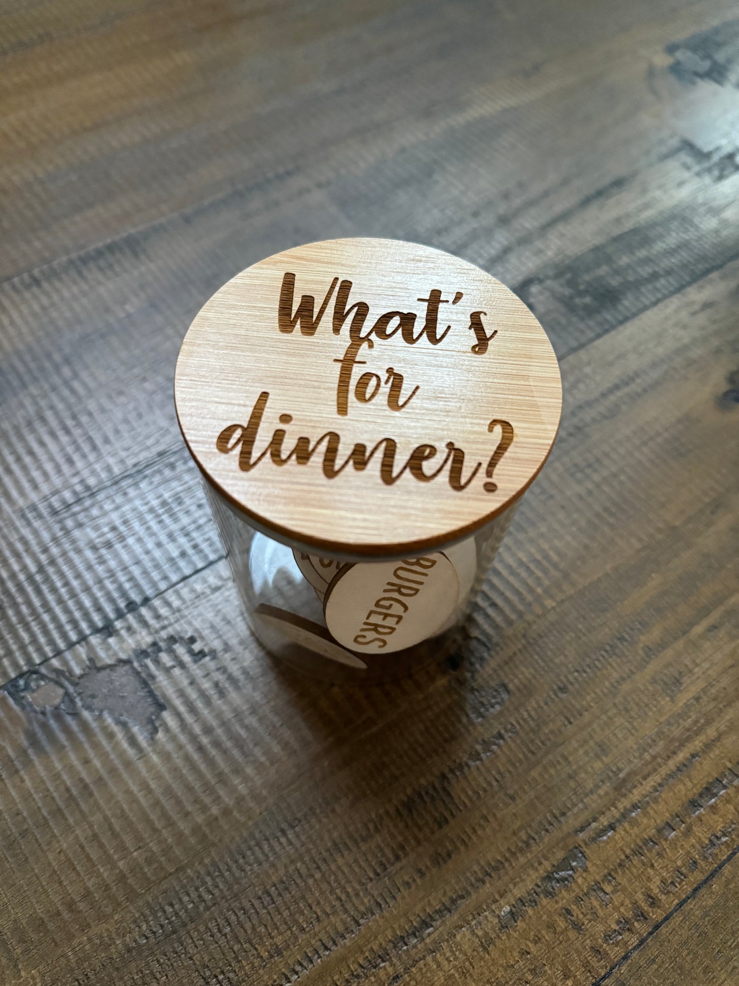 What’s For Dinner Jar