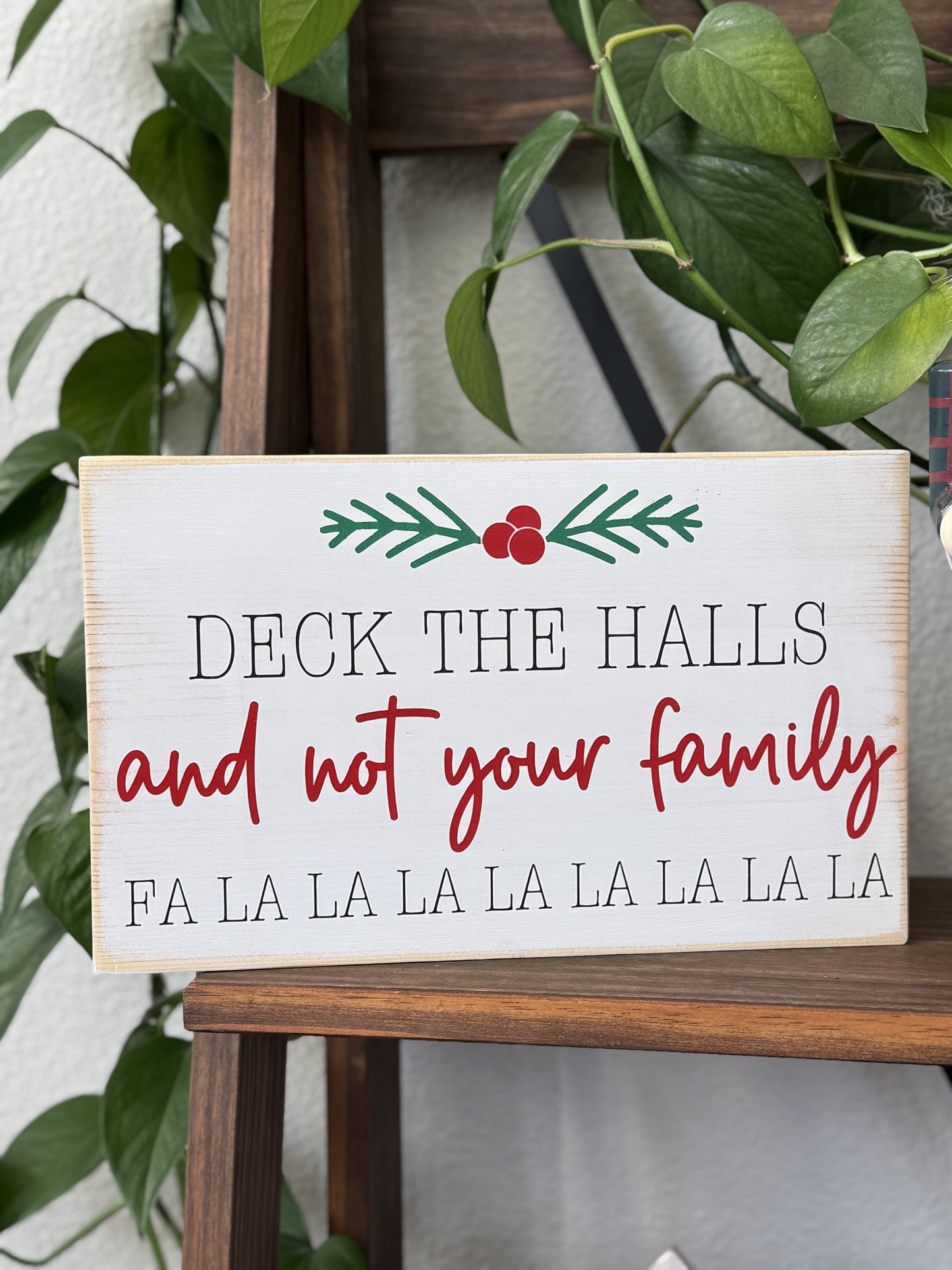 Deck The Halls Sign