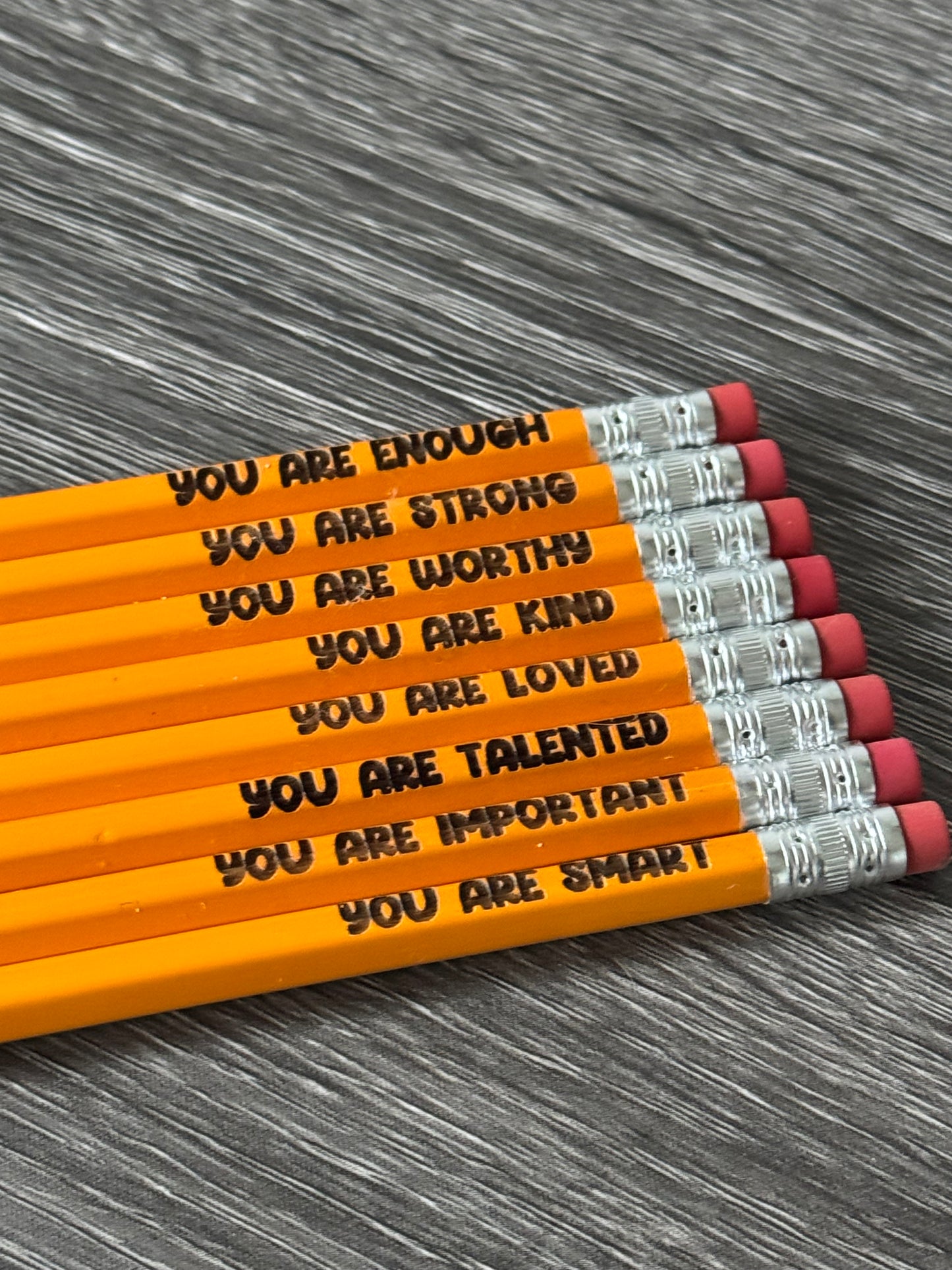 Daily Affirmation Pencils
