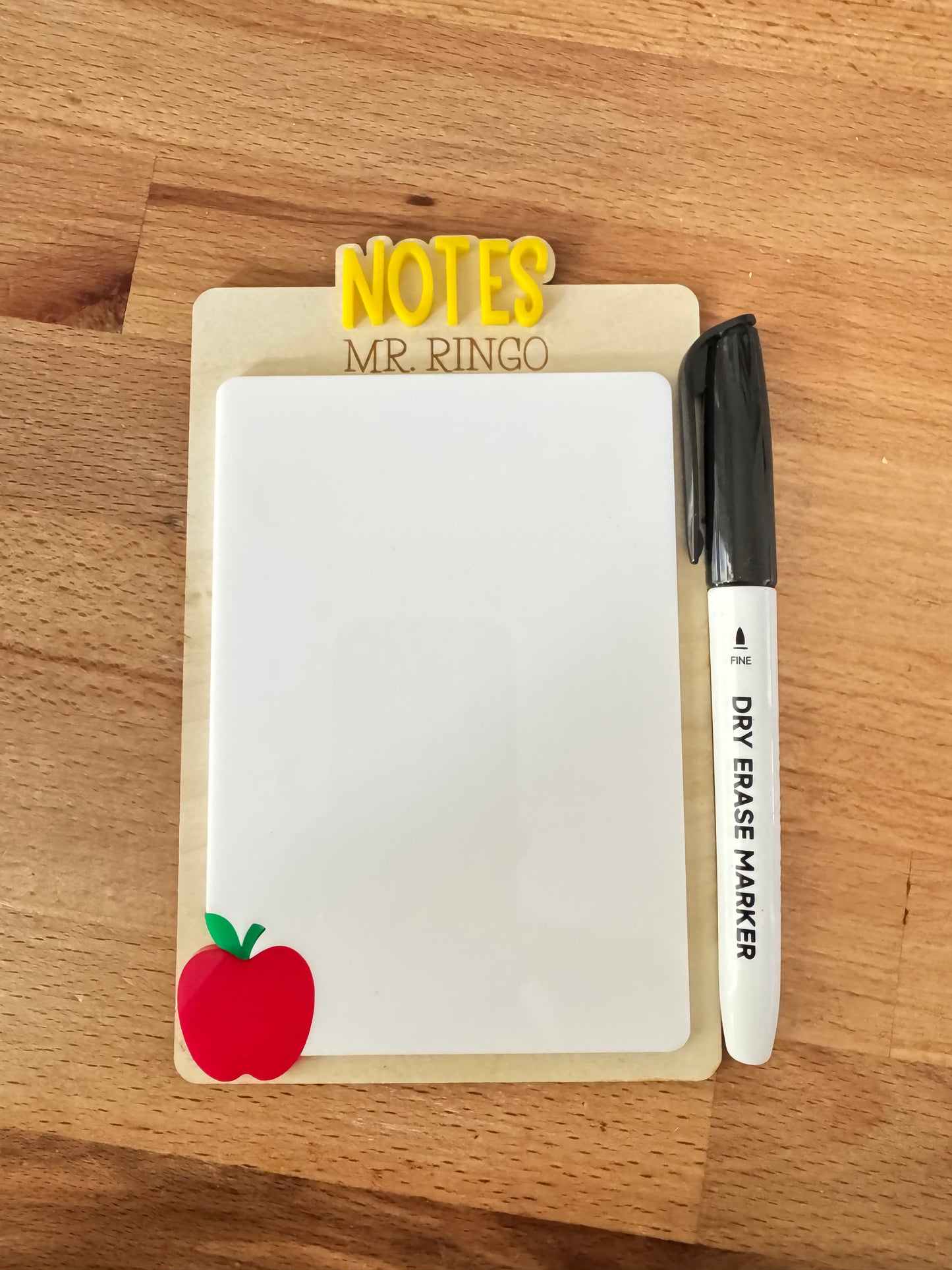 Apple Reusable Note Pad