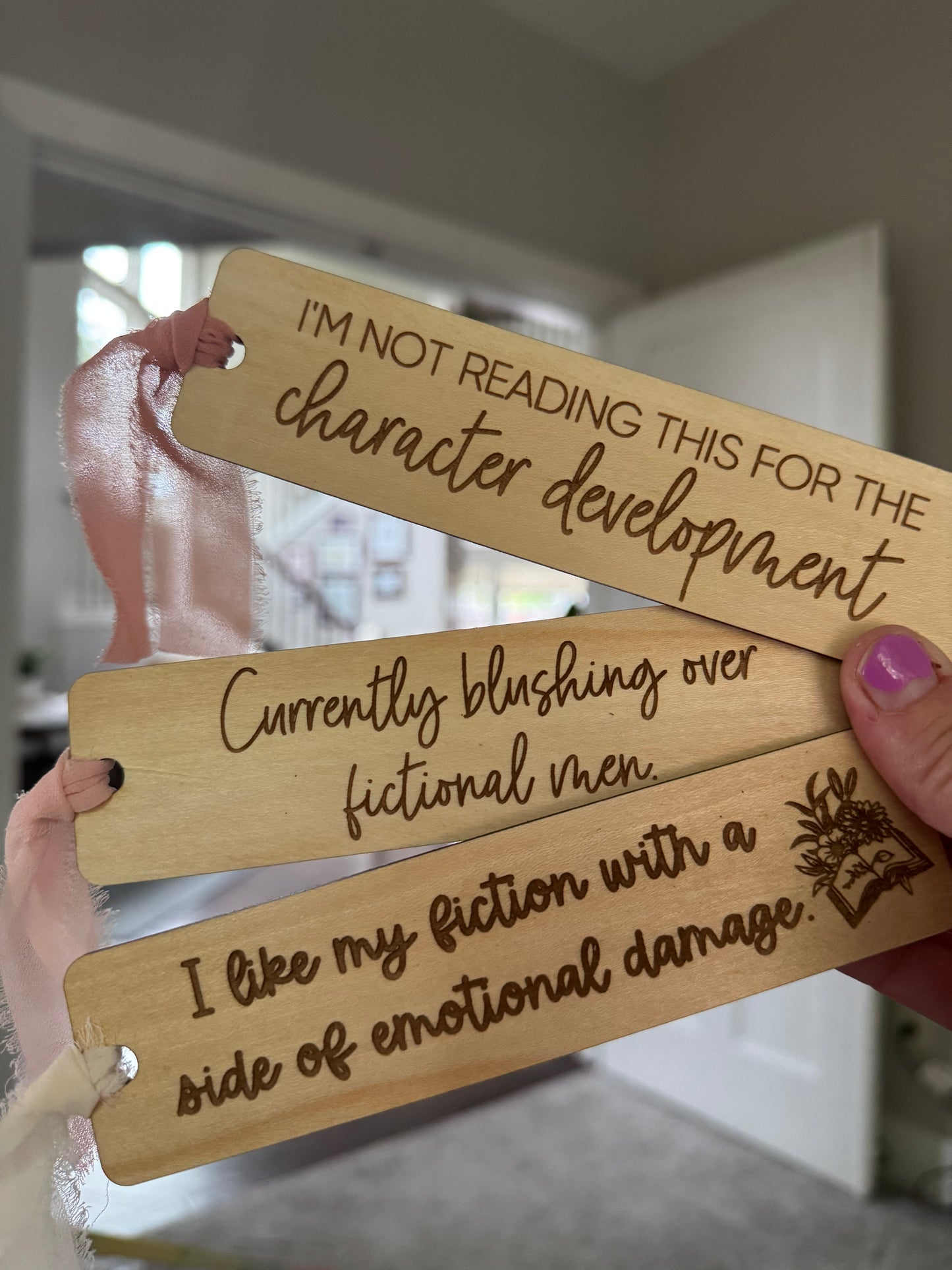 Spicy Engraved Bookmarks
