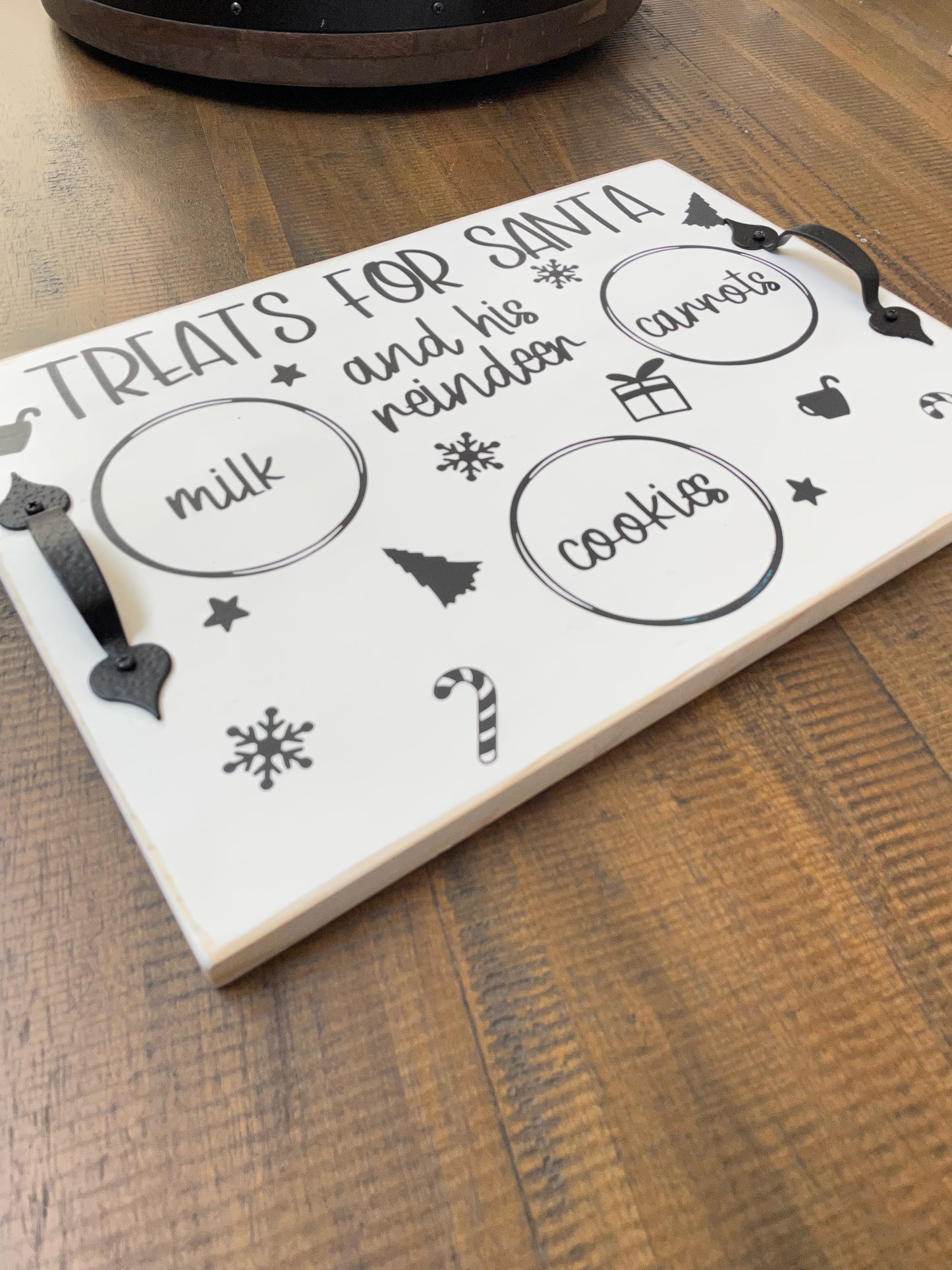 Personalized Treats for Santa Tray