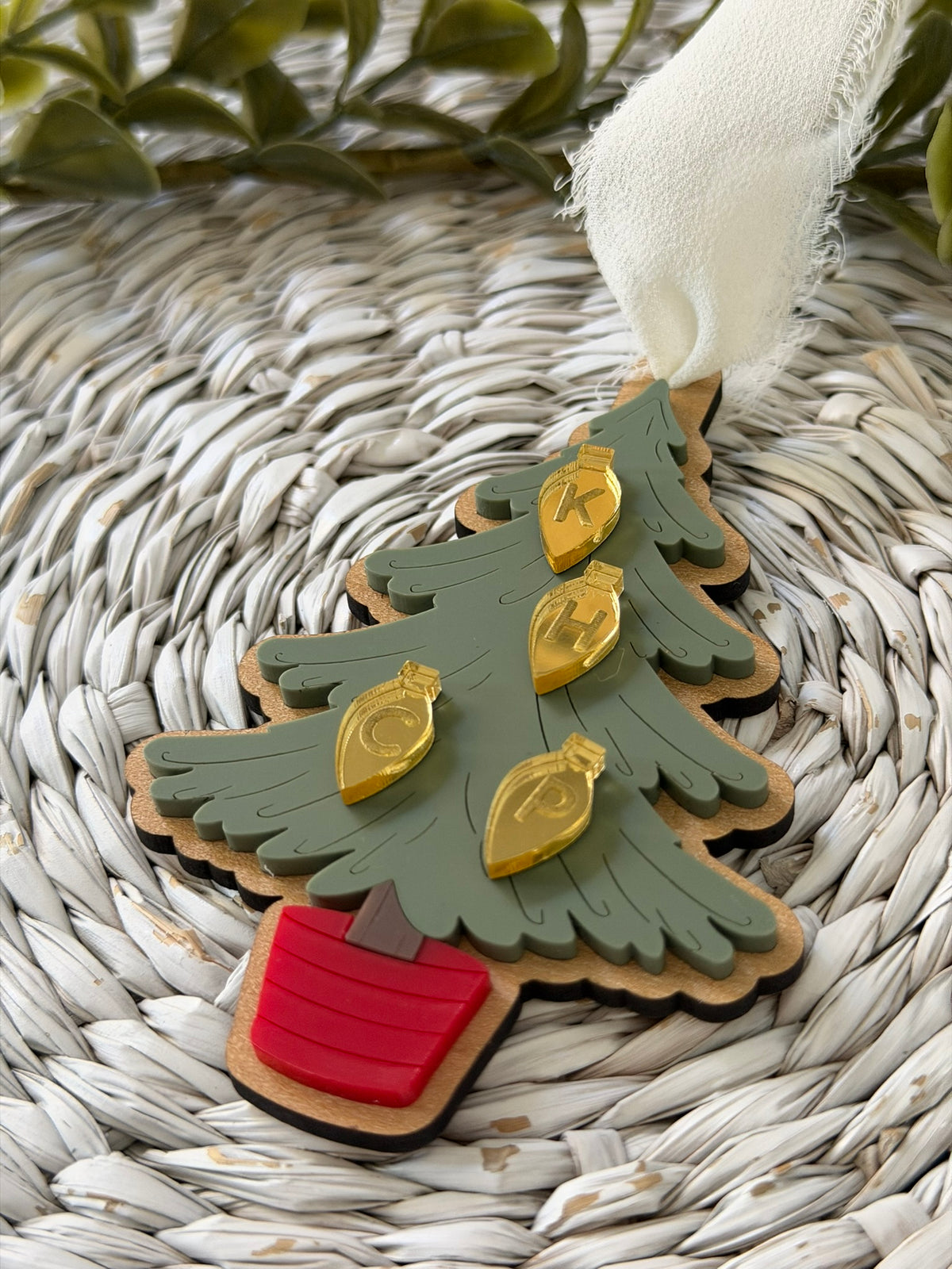 Personalized Christmas Tree Ornament