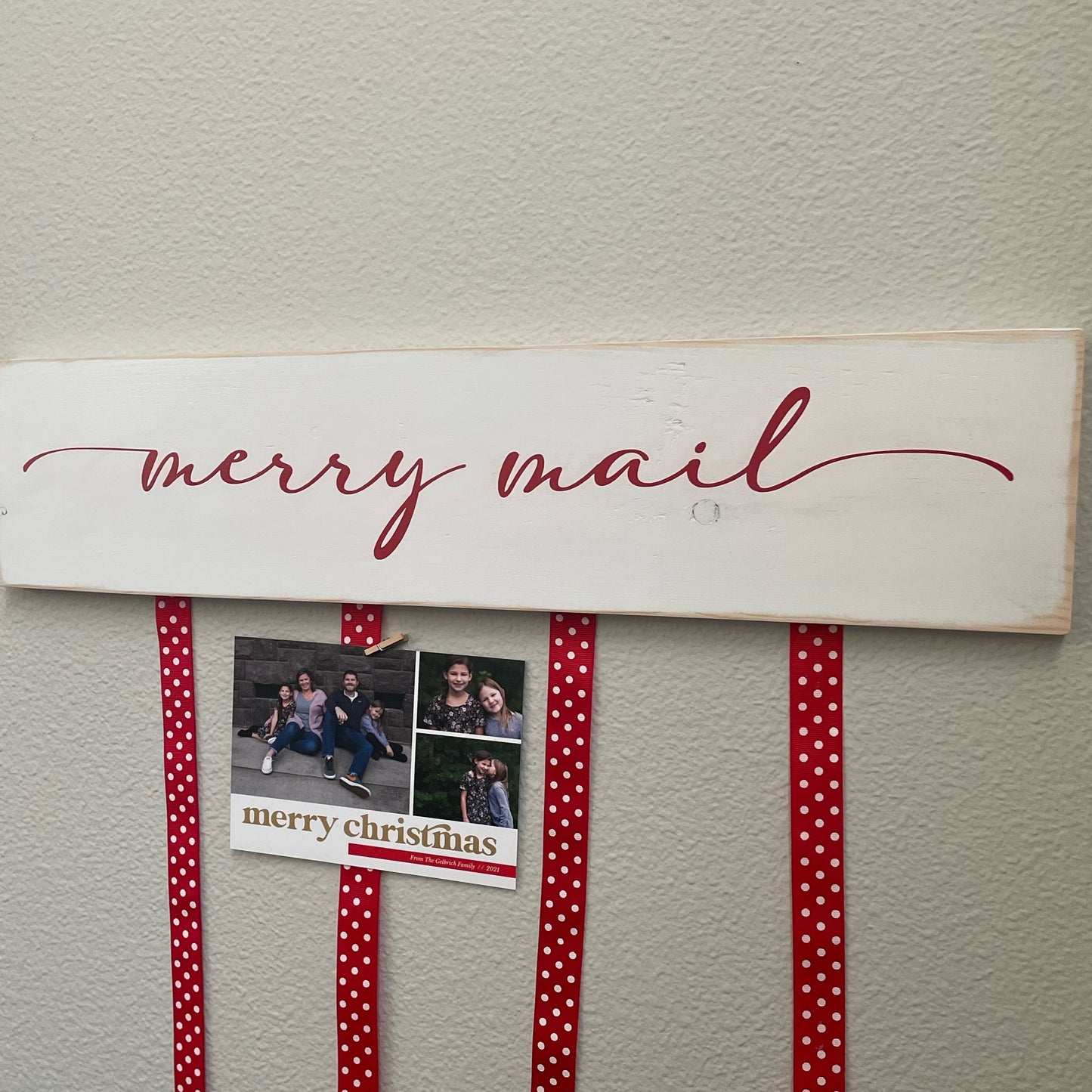 Merry Mail Greeting Card Display
