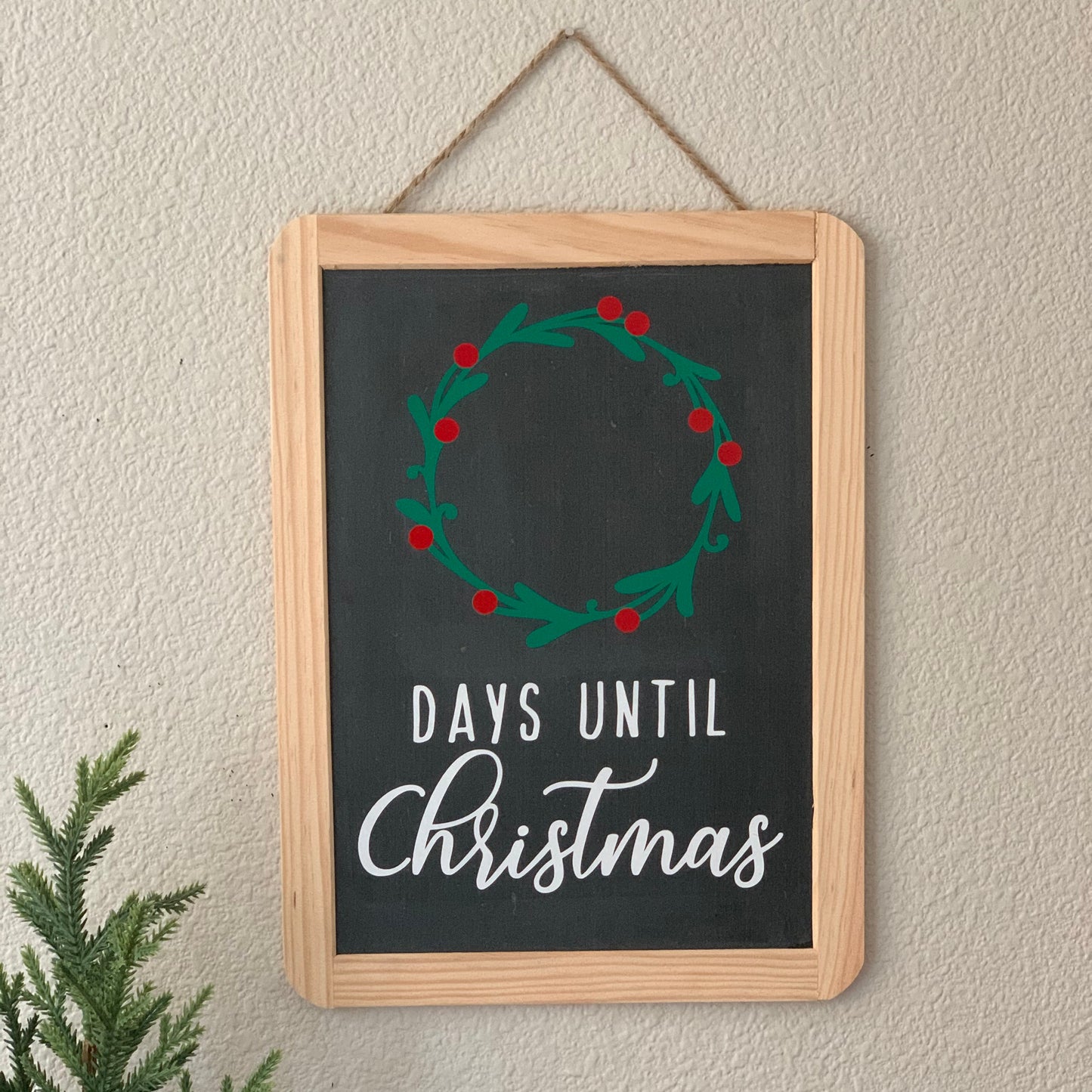 Christmas Countdown Chalkboard