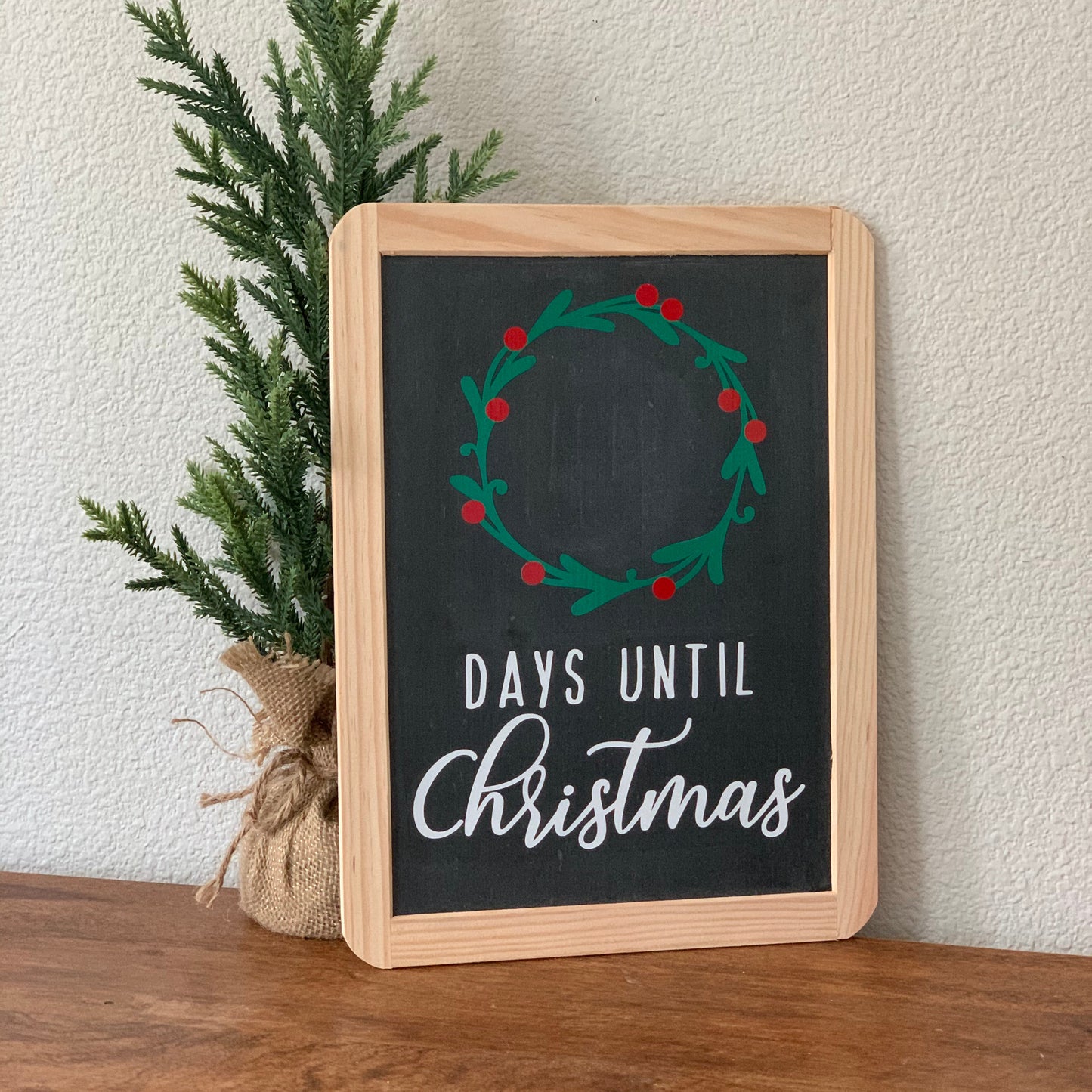 Christmas Countdown Chalkboard