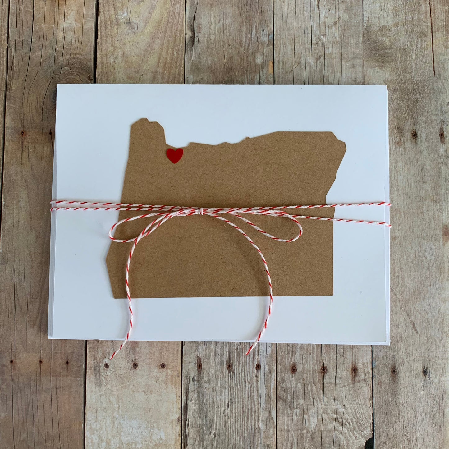 Custom State and City Note Card Set