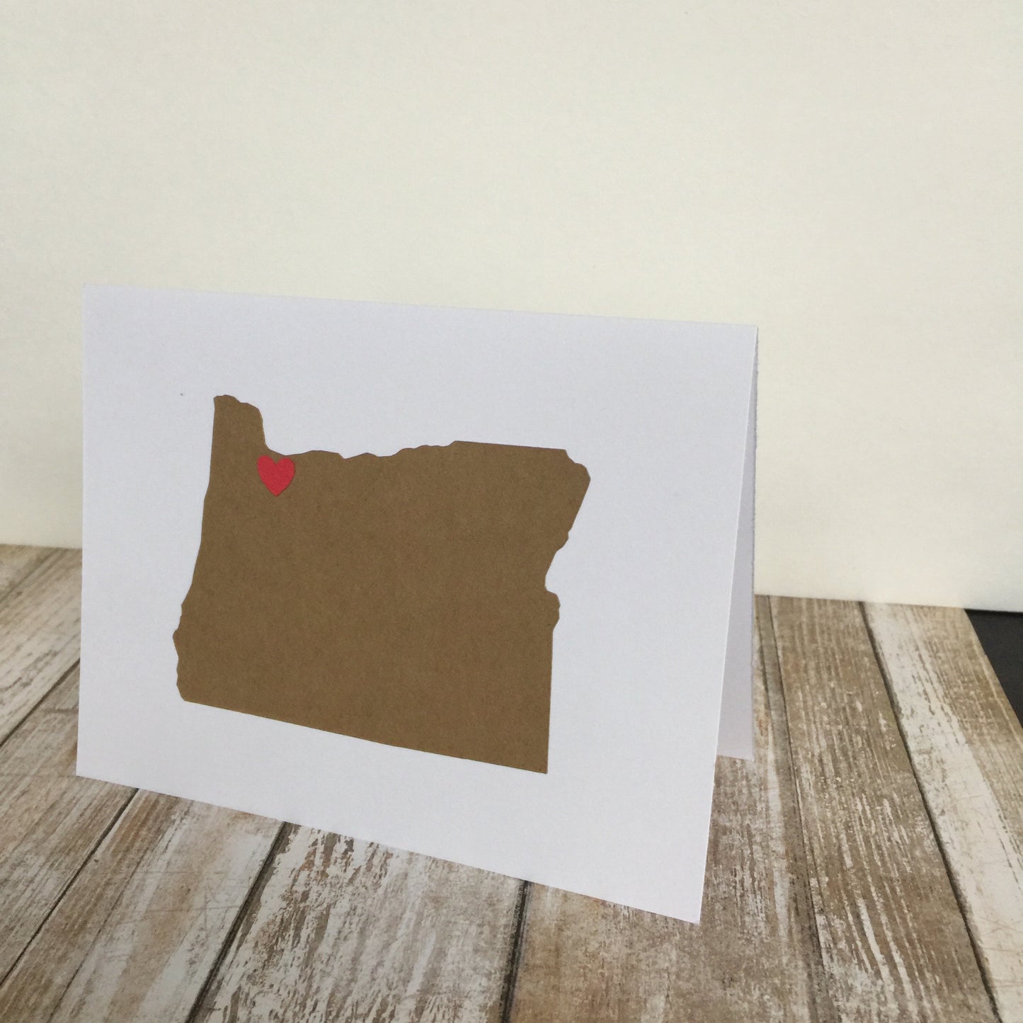Custom State and City Note Card Set