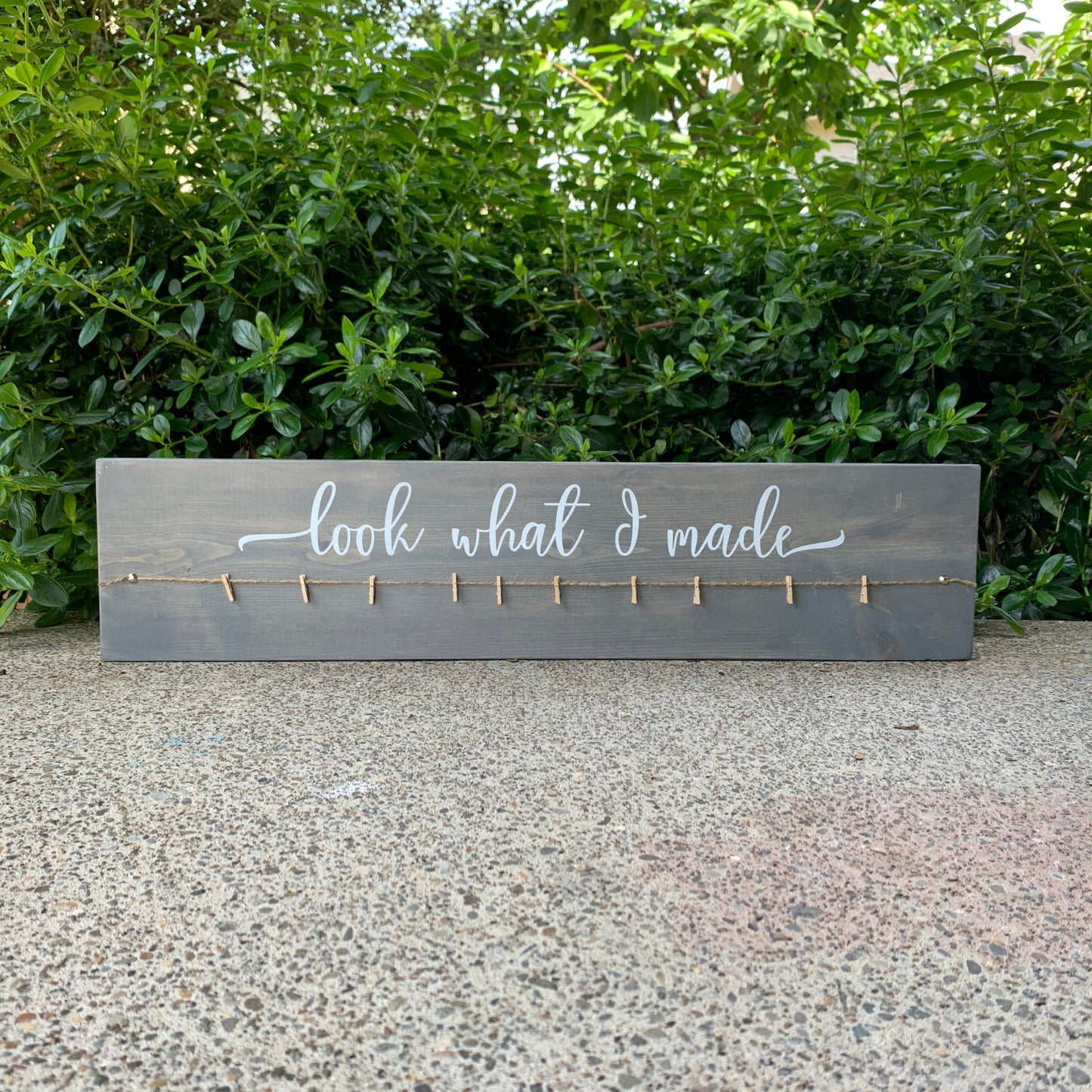 Look What I Made Kids Artwork Display Sign