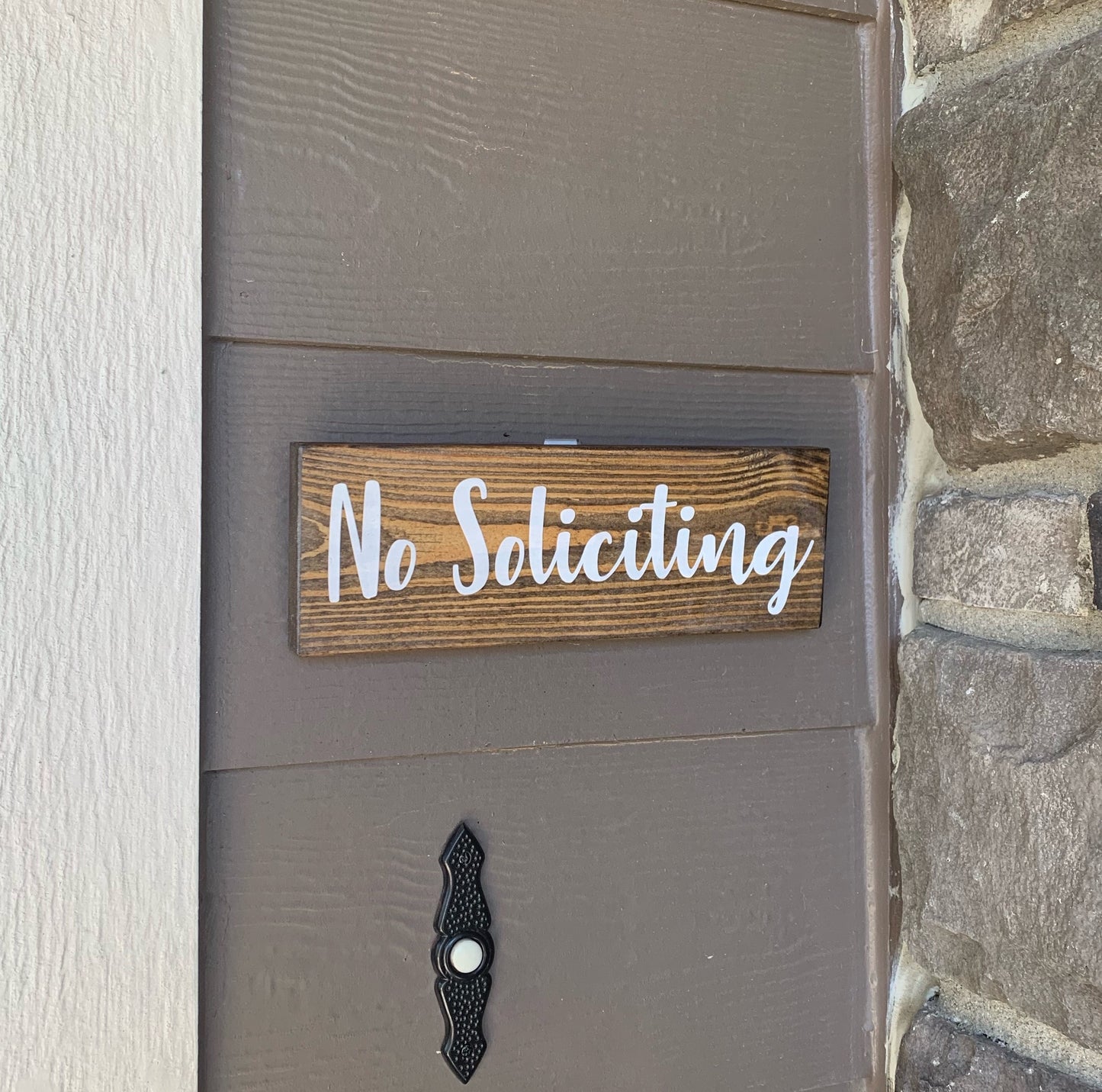 Small No Soliciting Sign