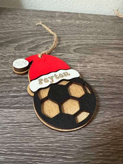 Personalized Sports Ornaments