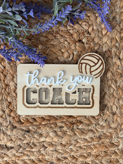 Thank You Coach Gift Card Holder