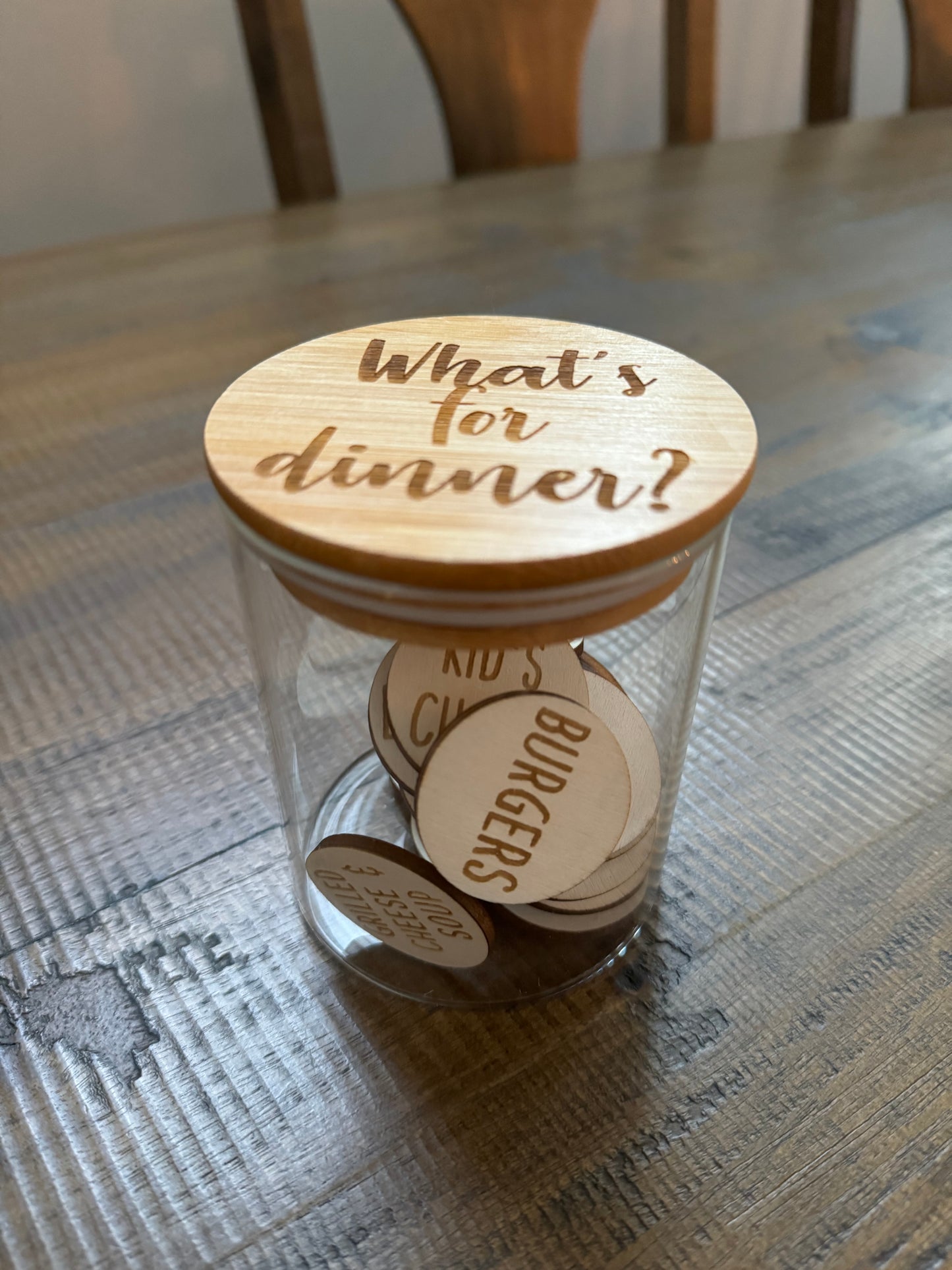 What’s For Dinner Jar
