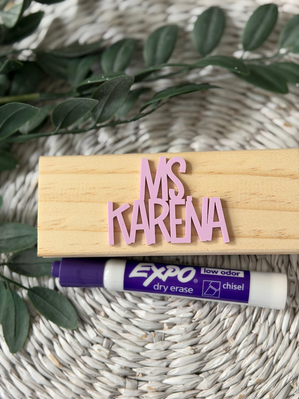 Personalized Teacher Eraser Set