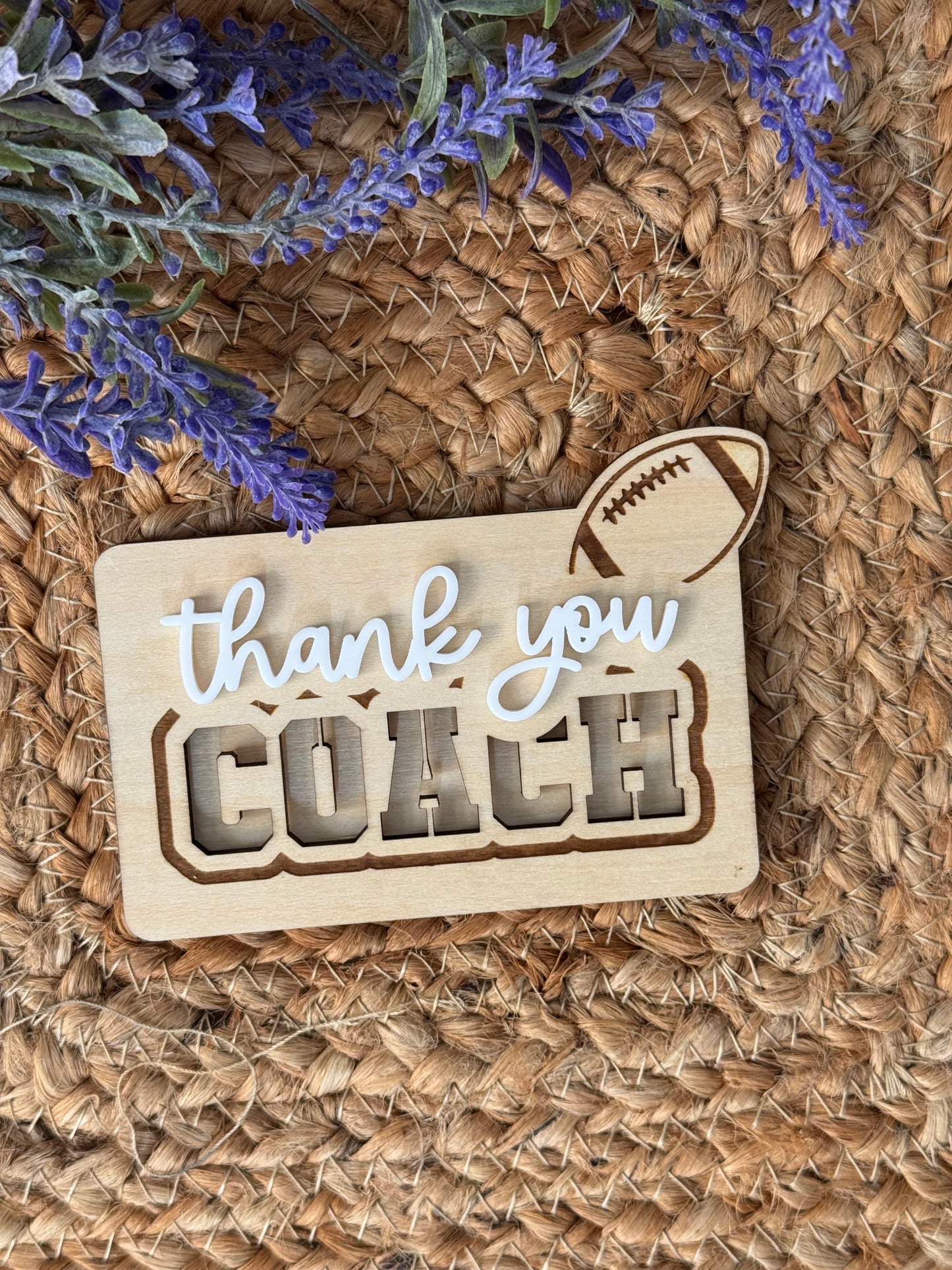 Thank You Coach Gift Card Holder