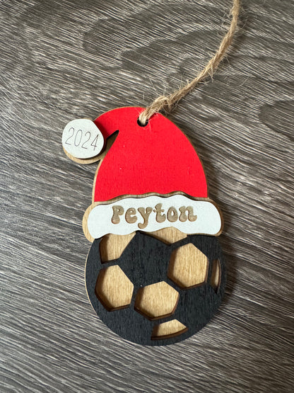 Personalized Sports Ornaments