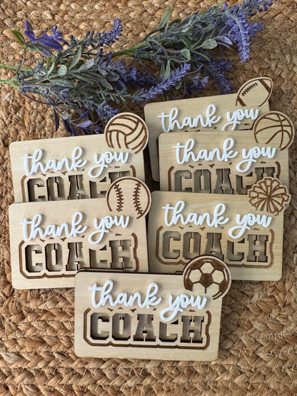 Thank You Coach Gift Card Holder