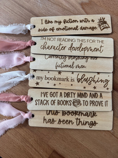 Spicy Engraved Bookmarks