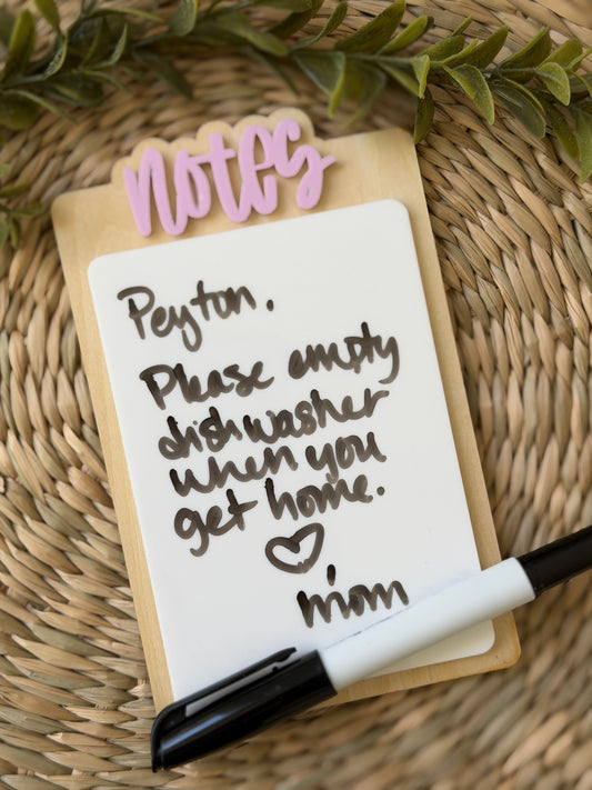 Reusable Note Pad