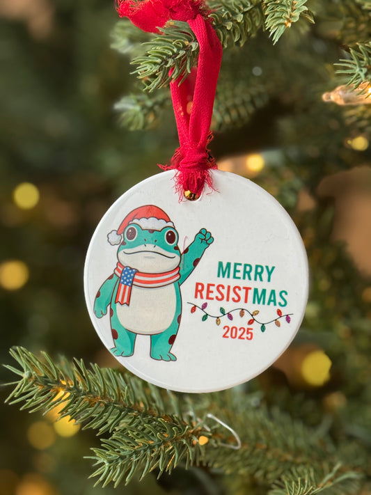 Merry Resistmas Ornament