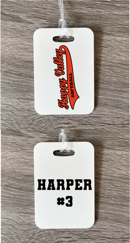 Happy Valley Softball Bag Tag