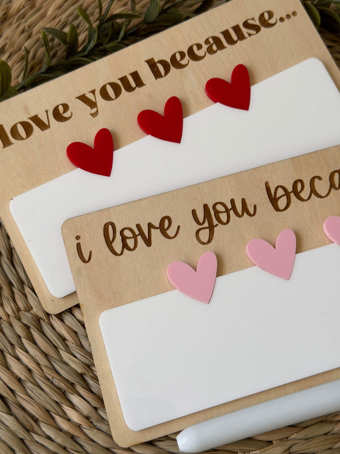I Love You Because... Message Board