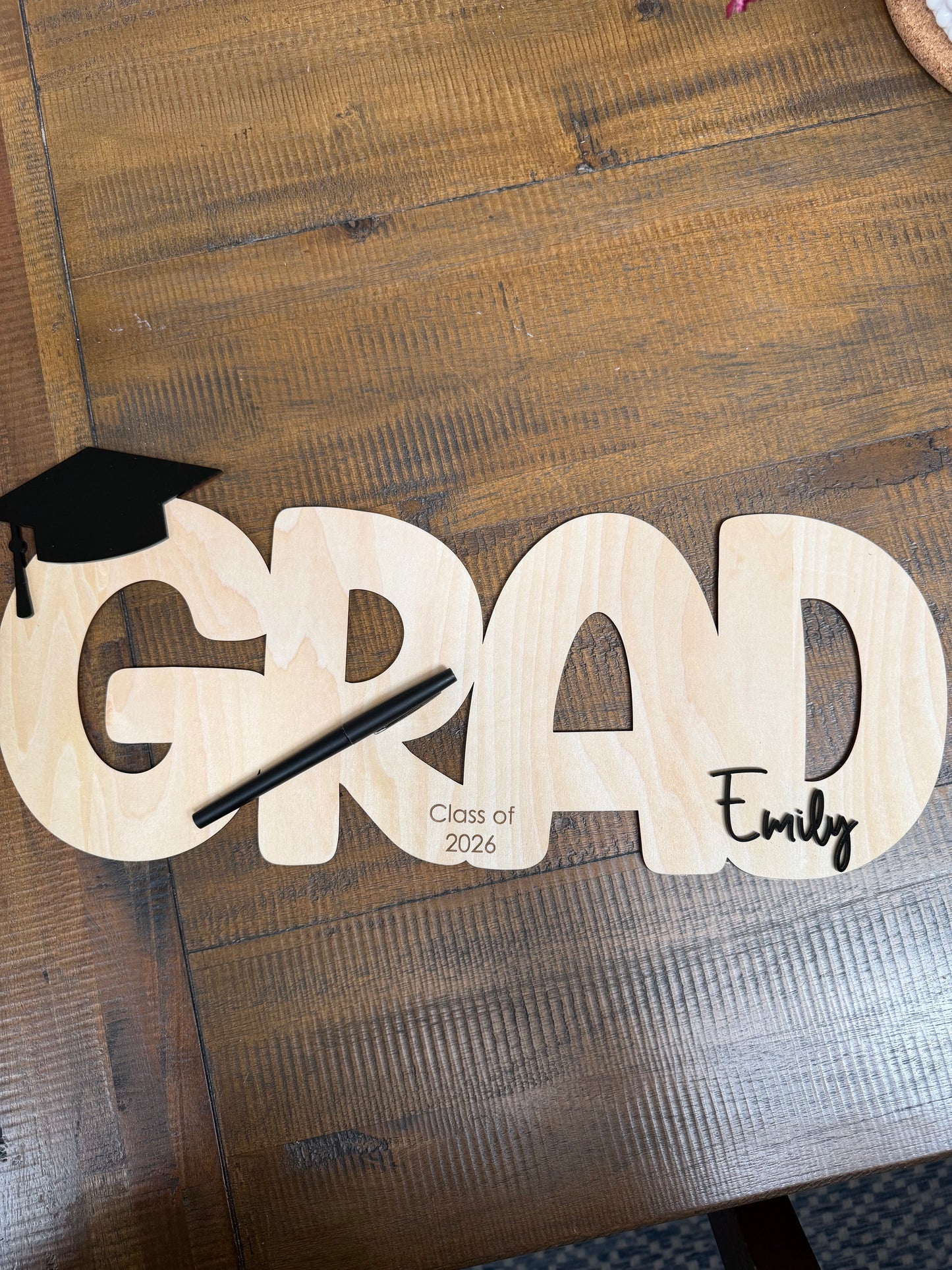 Personalized Grad Guest Book