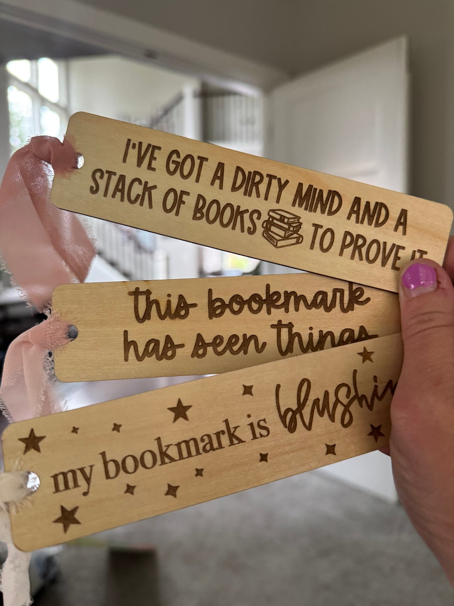 Spicy Engraved Bookmarks