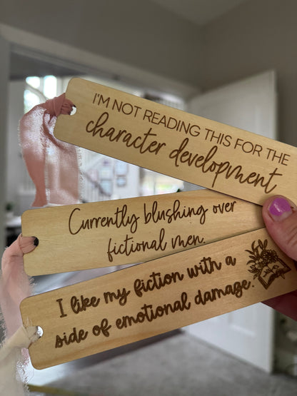 Spicy Engraved Bookmarks