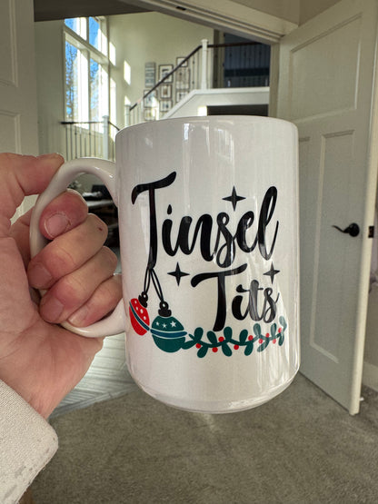 SECONDS - Tinsel Tits Mug