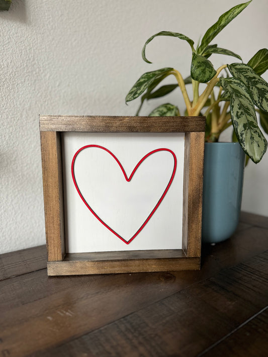 Valentine's Heart Sign