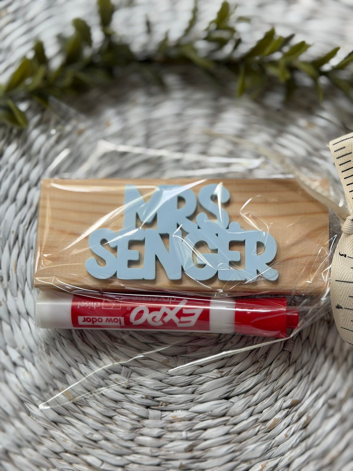 Personalized Teacher Eraser Set