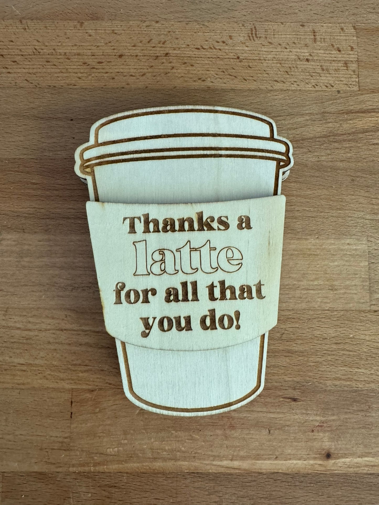 Coffee Gift Card Holder