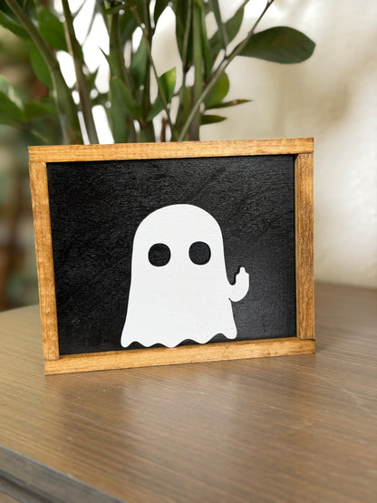 Ghost Mini Sign