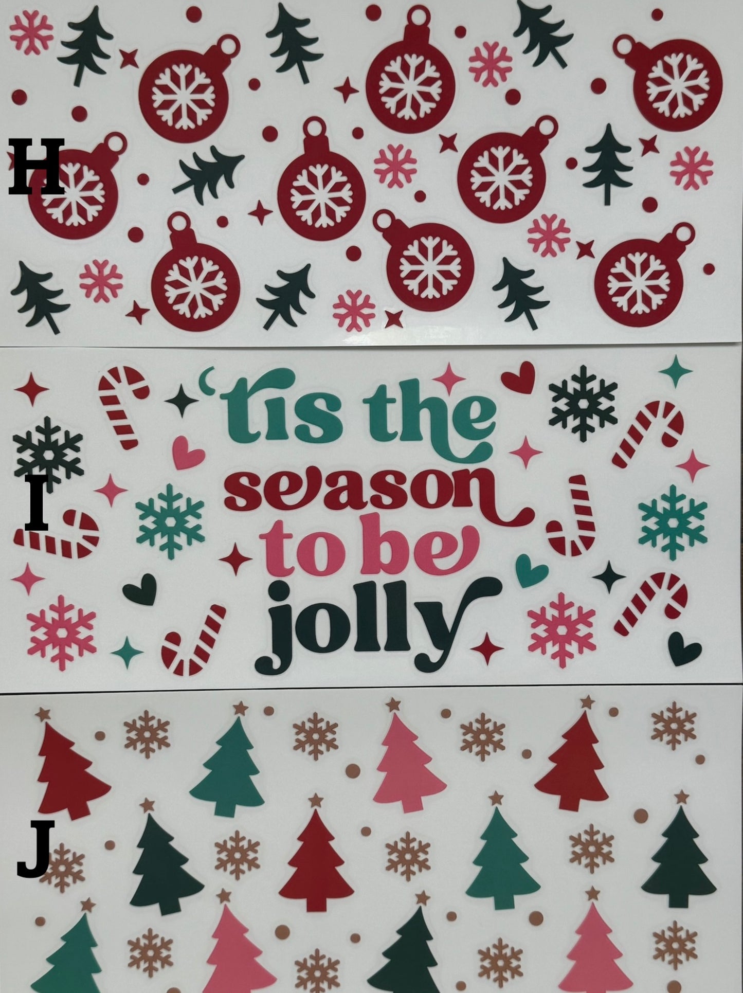 Christmas Can Glass Collection