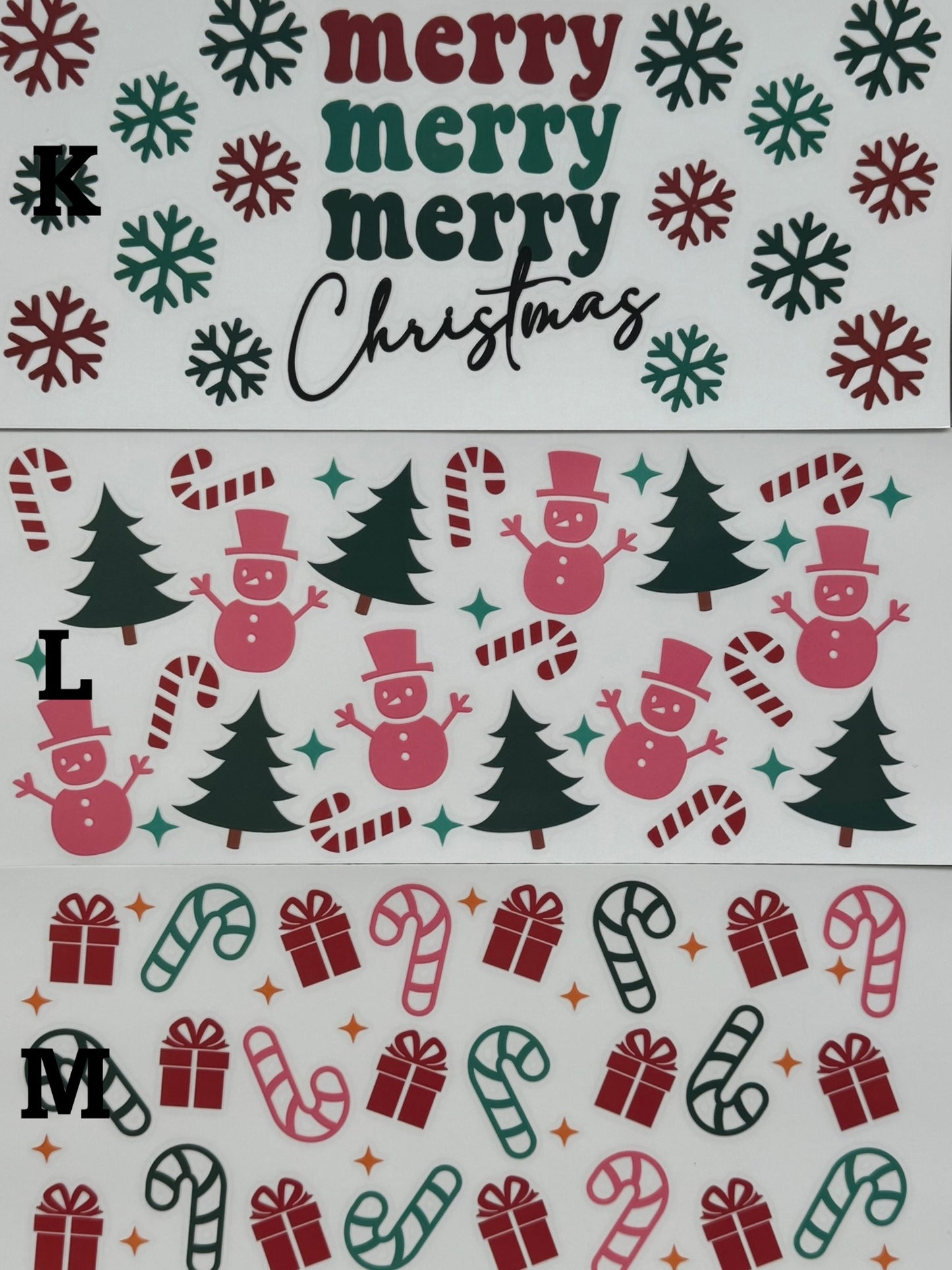 Christmas Can Glass Collection