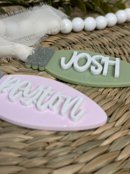 Personalized Lightbulb Ornament