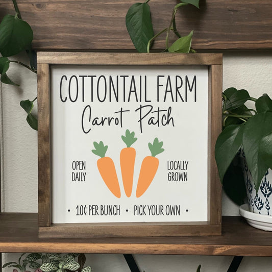 Cottontail Farm Sign