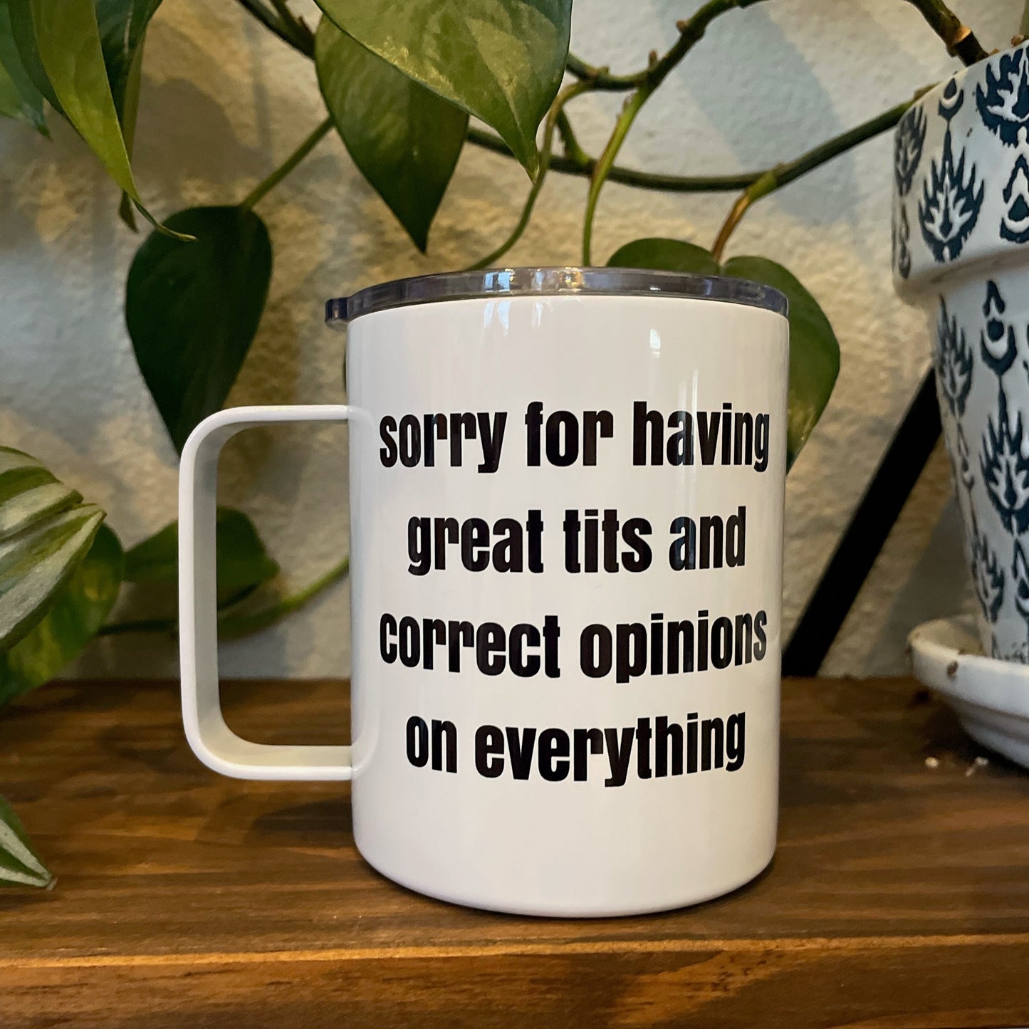 Correct Opinions Camp Mug