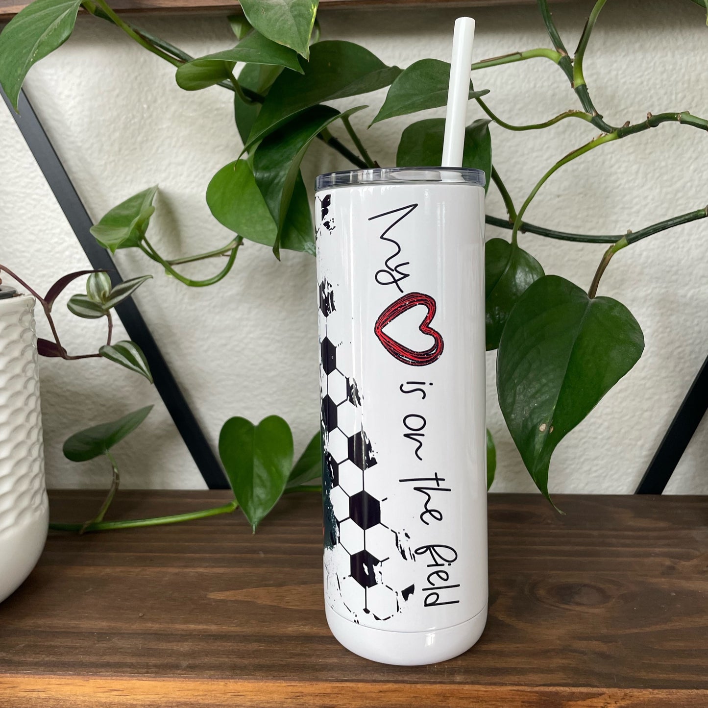 Personalized Soccer Photo Tumbler