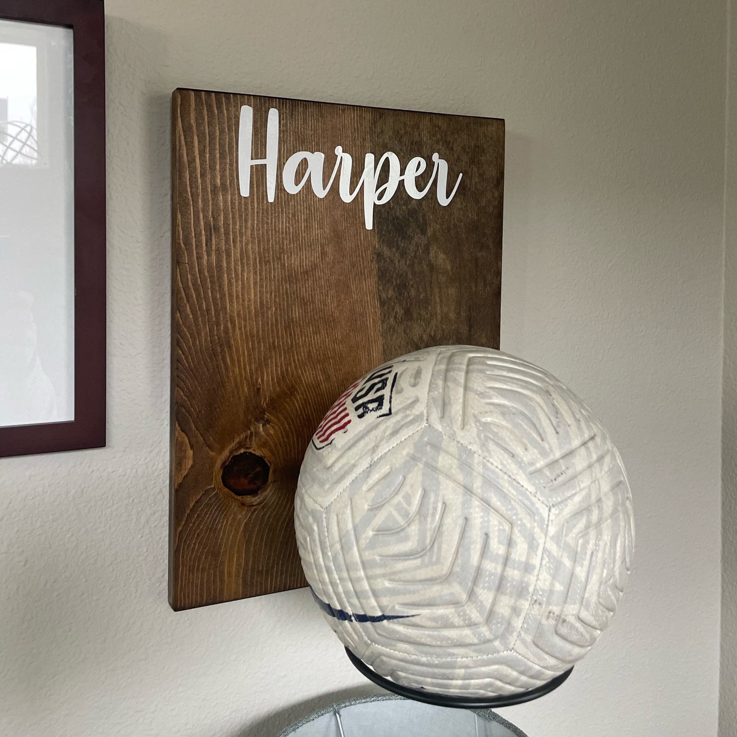 Personalized Ball Display Sign