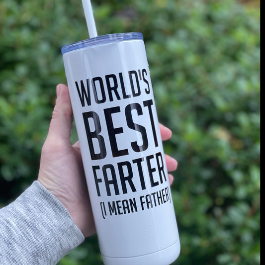 World's Best Farter Water Tumbler