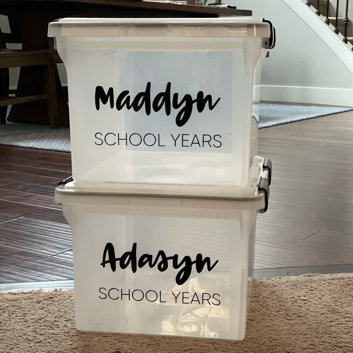 Personalized School Years Labels