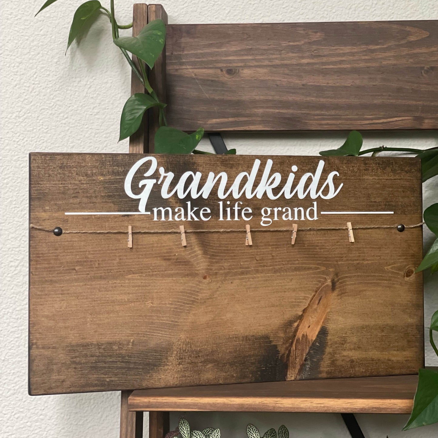 Grandkids Make Life Grand Photo Display