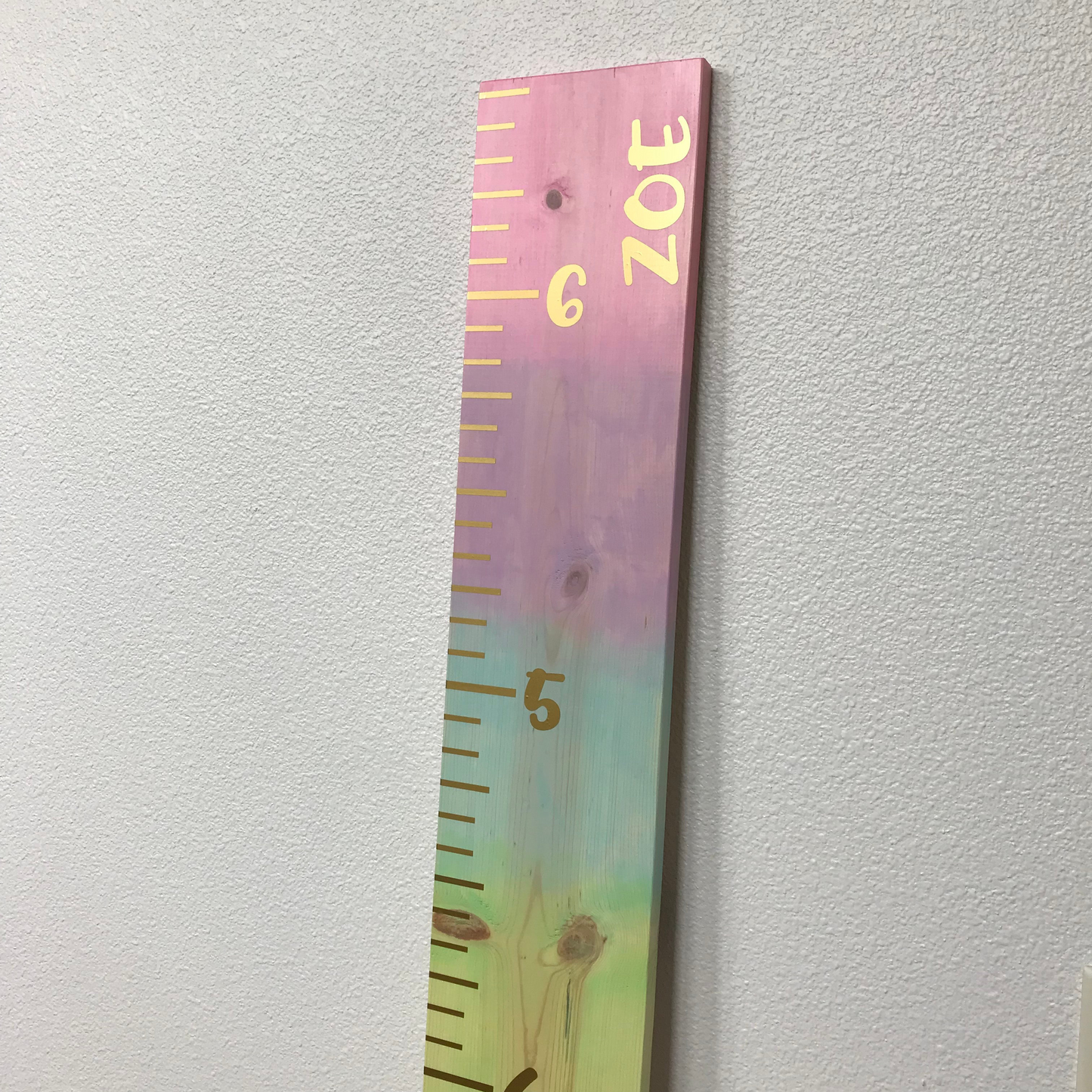 Personalized Rainbow Growth Chart