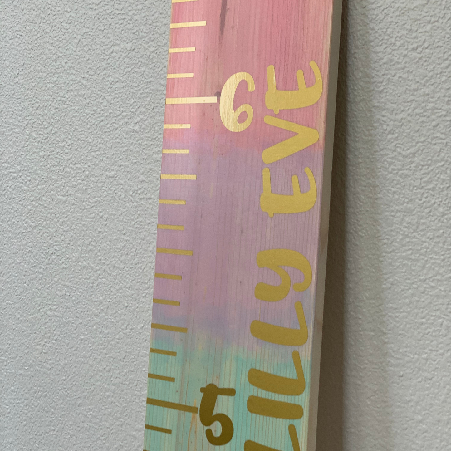 Personalized Rainbow Growth Chart