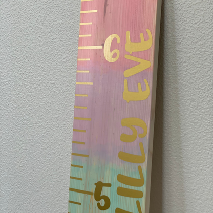 Personalized Rainbow Growth Chart