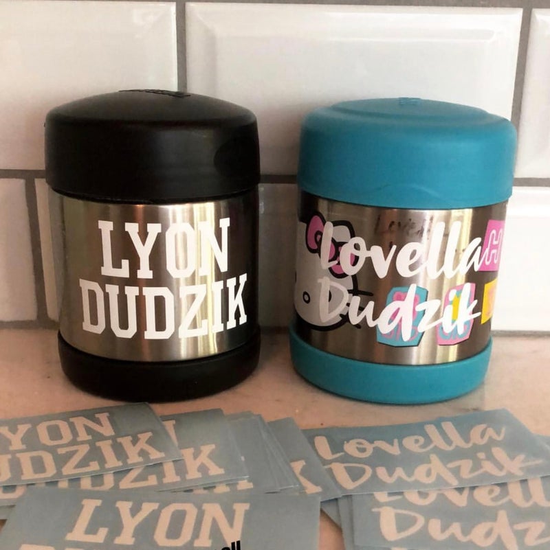 Kids Personalized Name Decals - Half Sheet